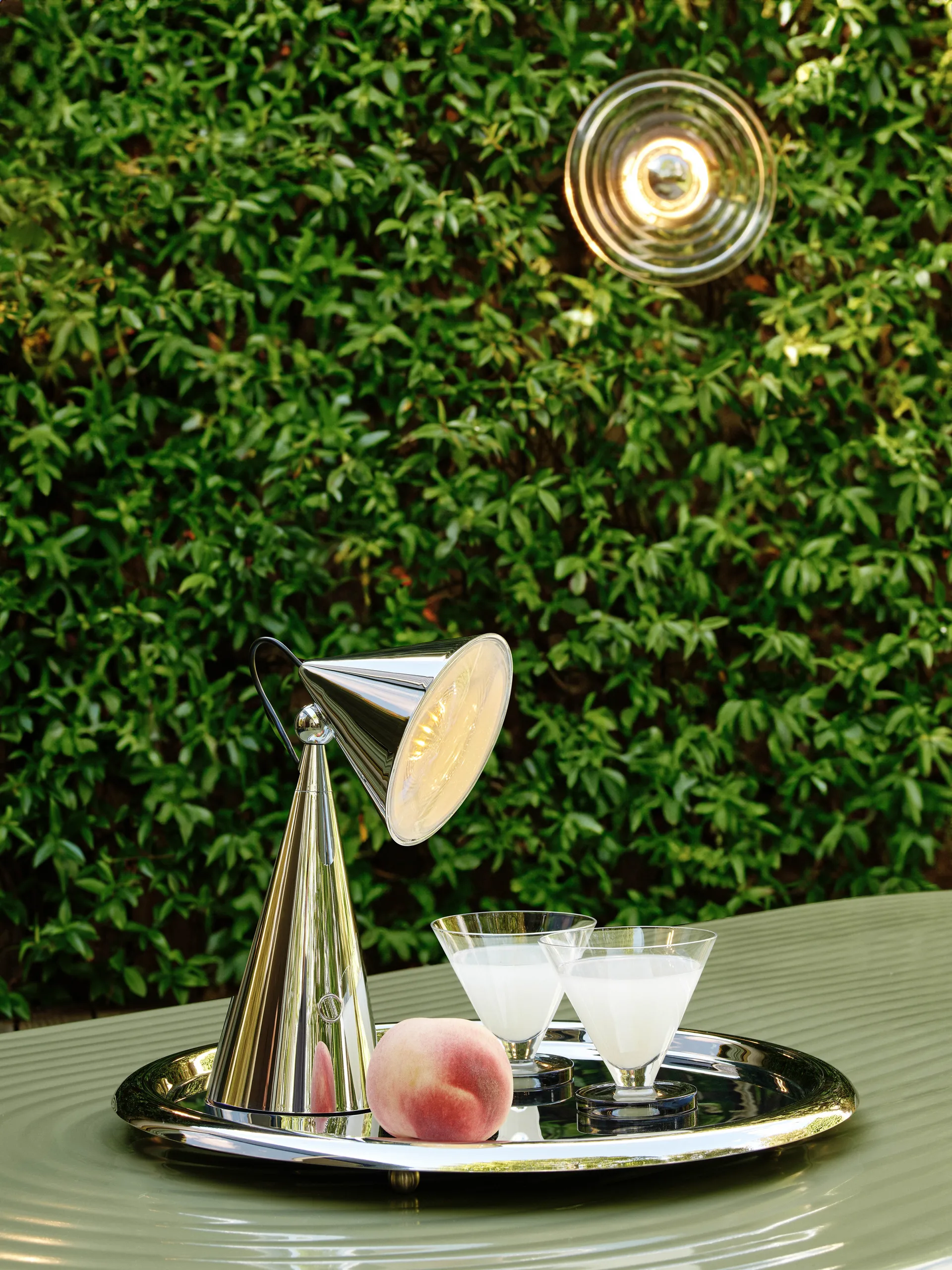 Pose Portable LED candeeiro de mesa, Prateado Tom Dixon