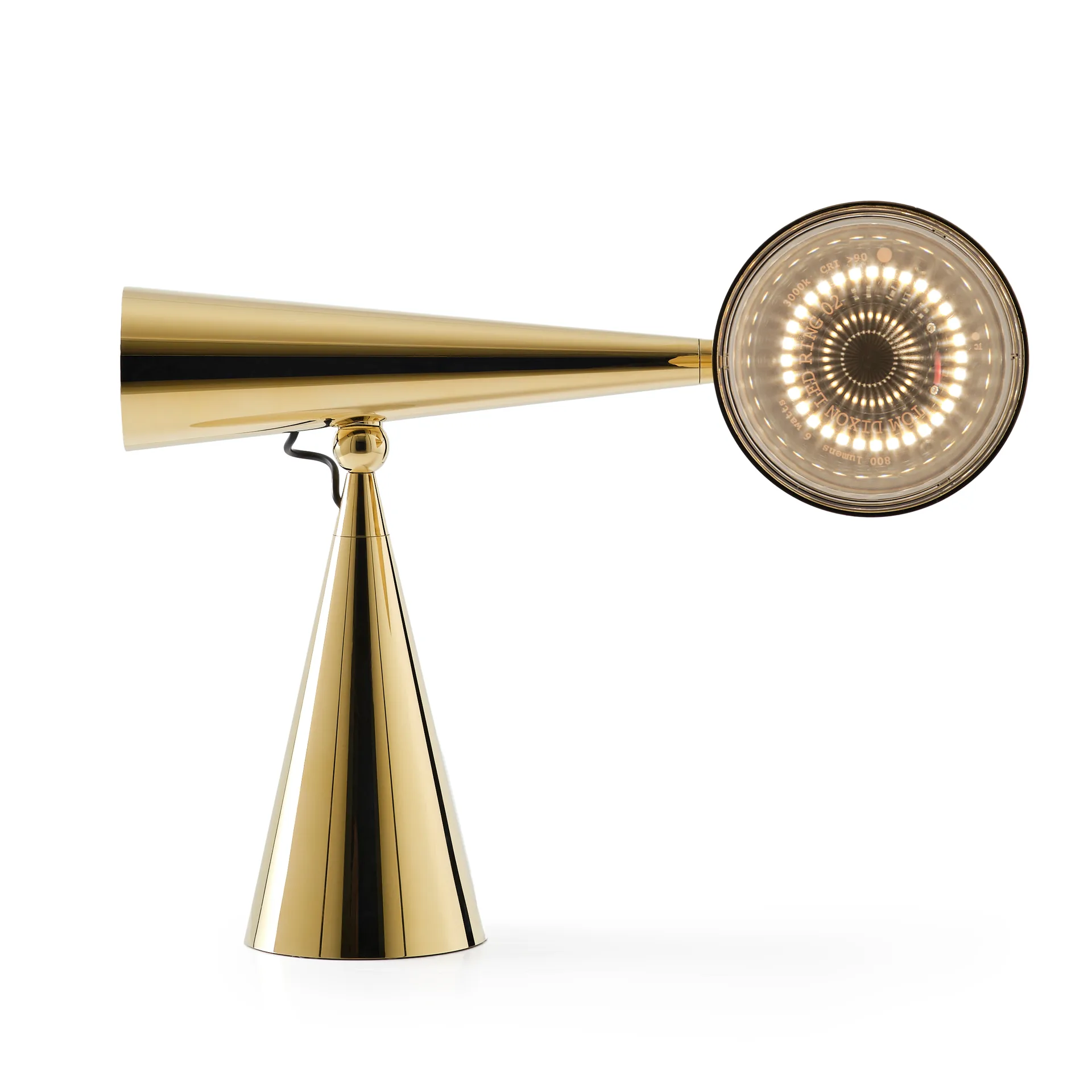 Pose Task LED candeeiro de mesa, Dourado Tom Dixon