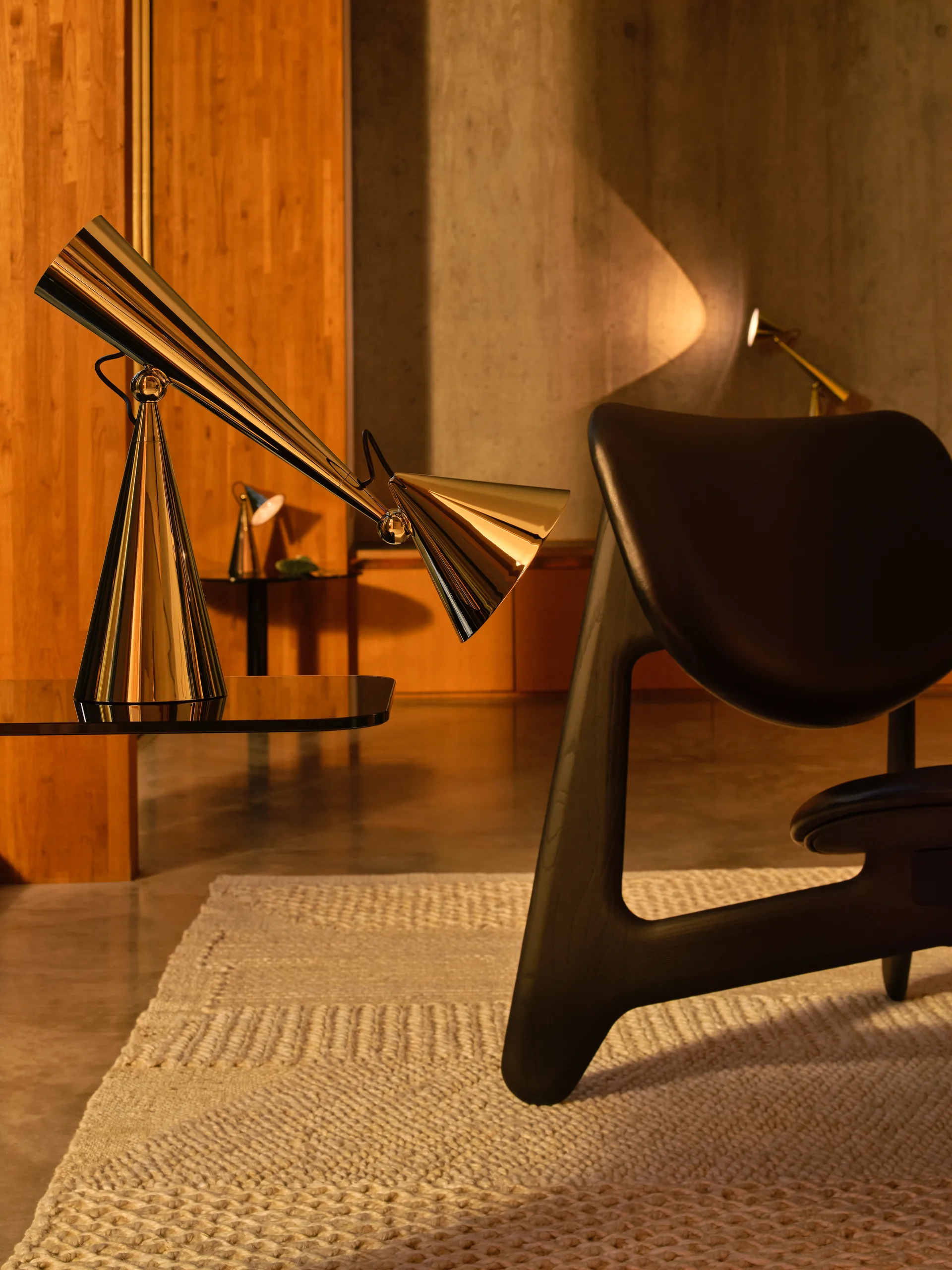 Pose Task LED candeeiro de mesa, Dourado Tom Dixon