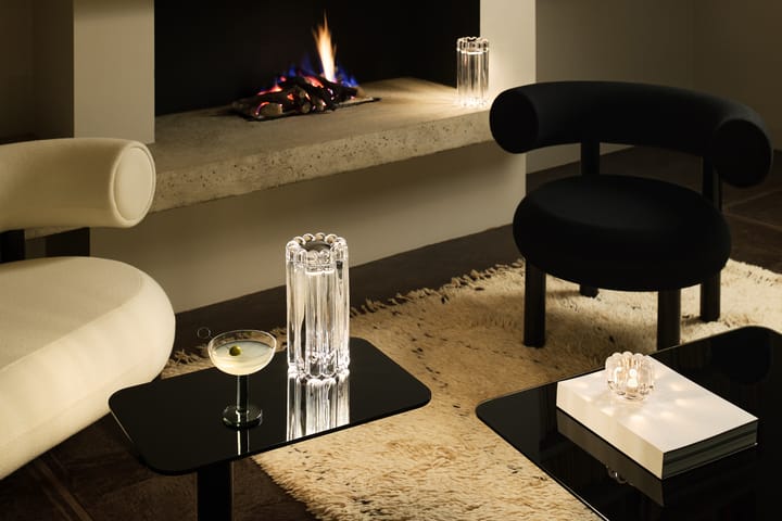 Press candeeiro de mesa LED 23,5 cm, Claro Tom Dixon