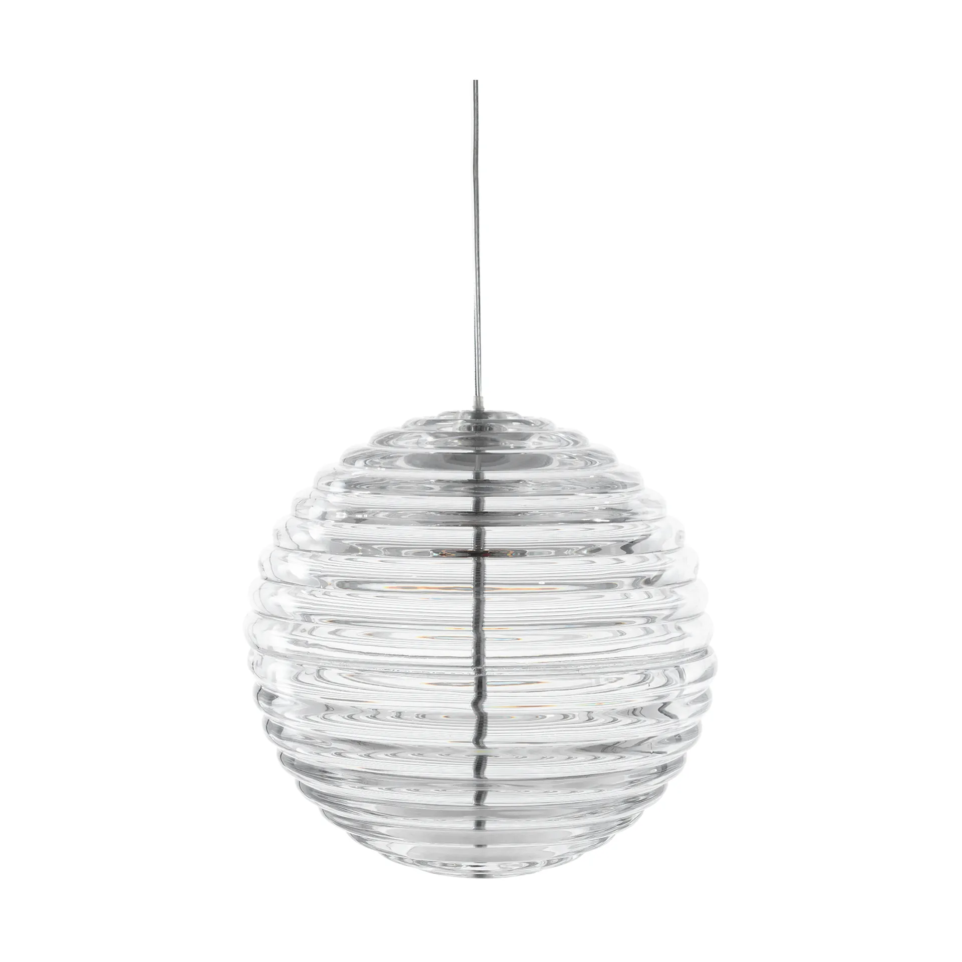 Press Sphere candeeiro suspenso LED Ø30 cm, Claro Tom Dixon