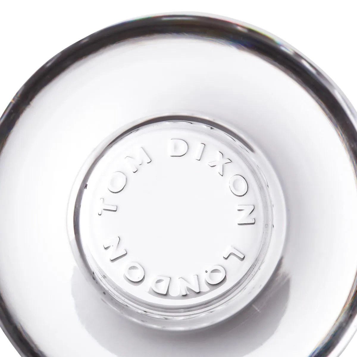 Press suporte para velas vertical, Transparente Tom Dixon