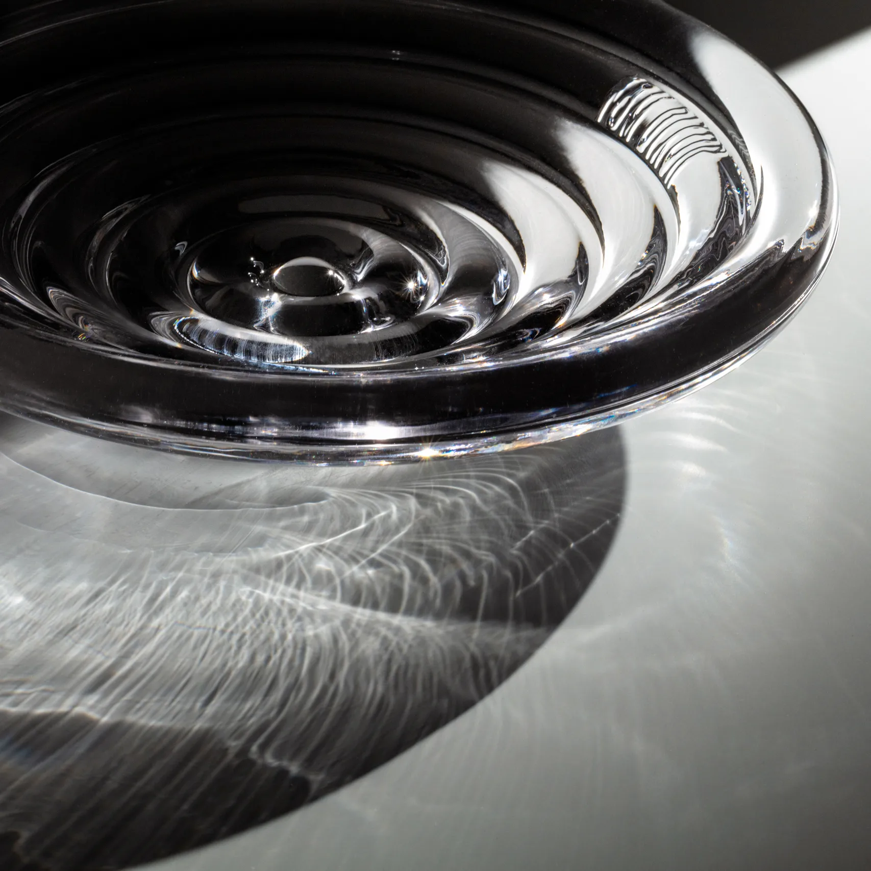 Press tigela média , Transparente Tom Dixon