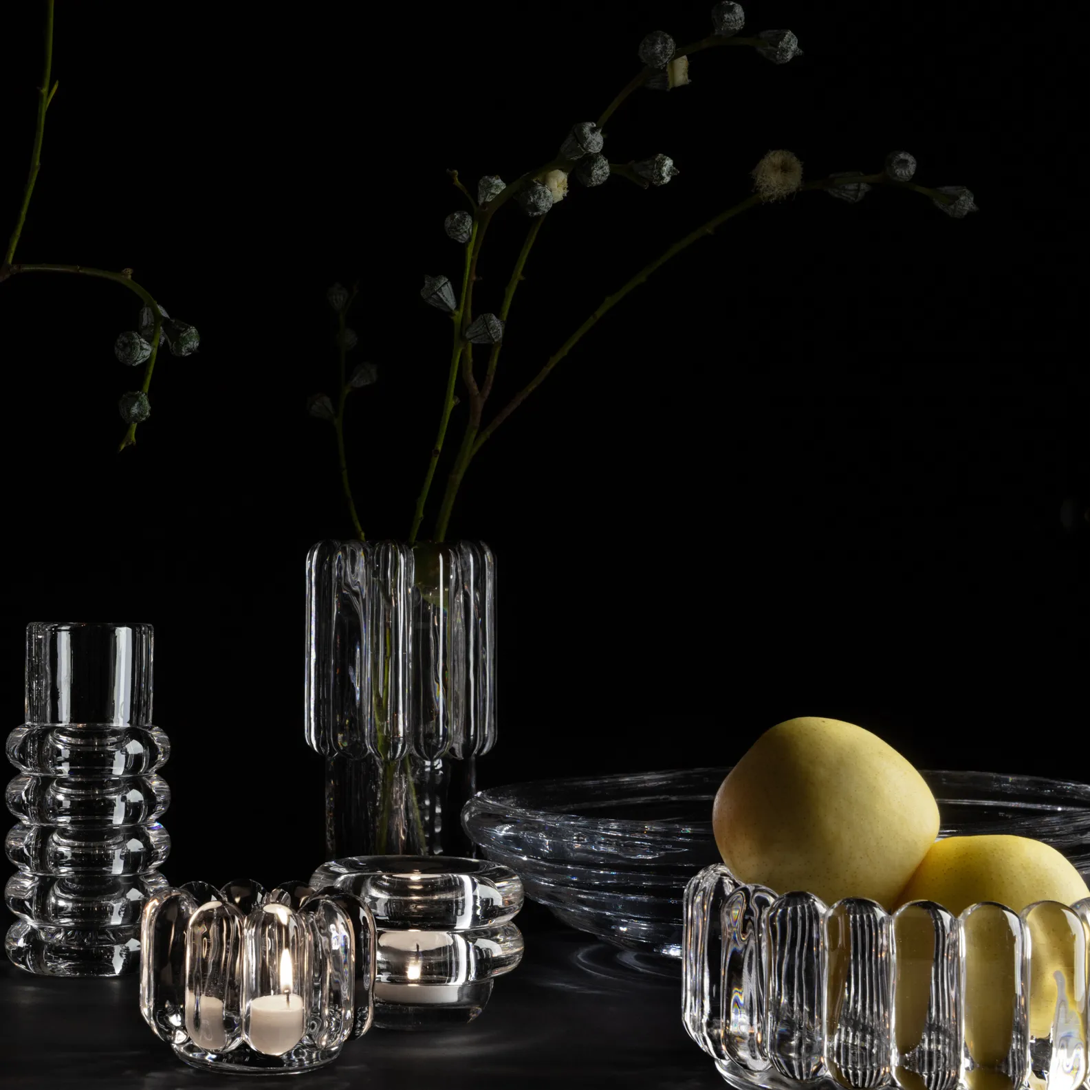 Press tigela pequena , Transparente Tom Dixon