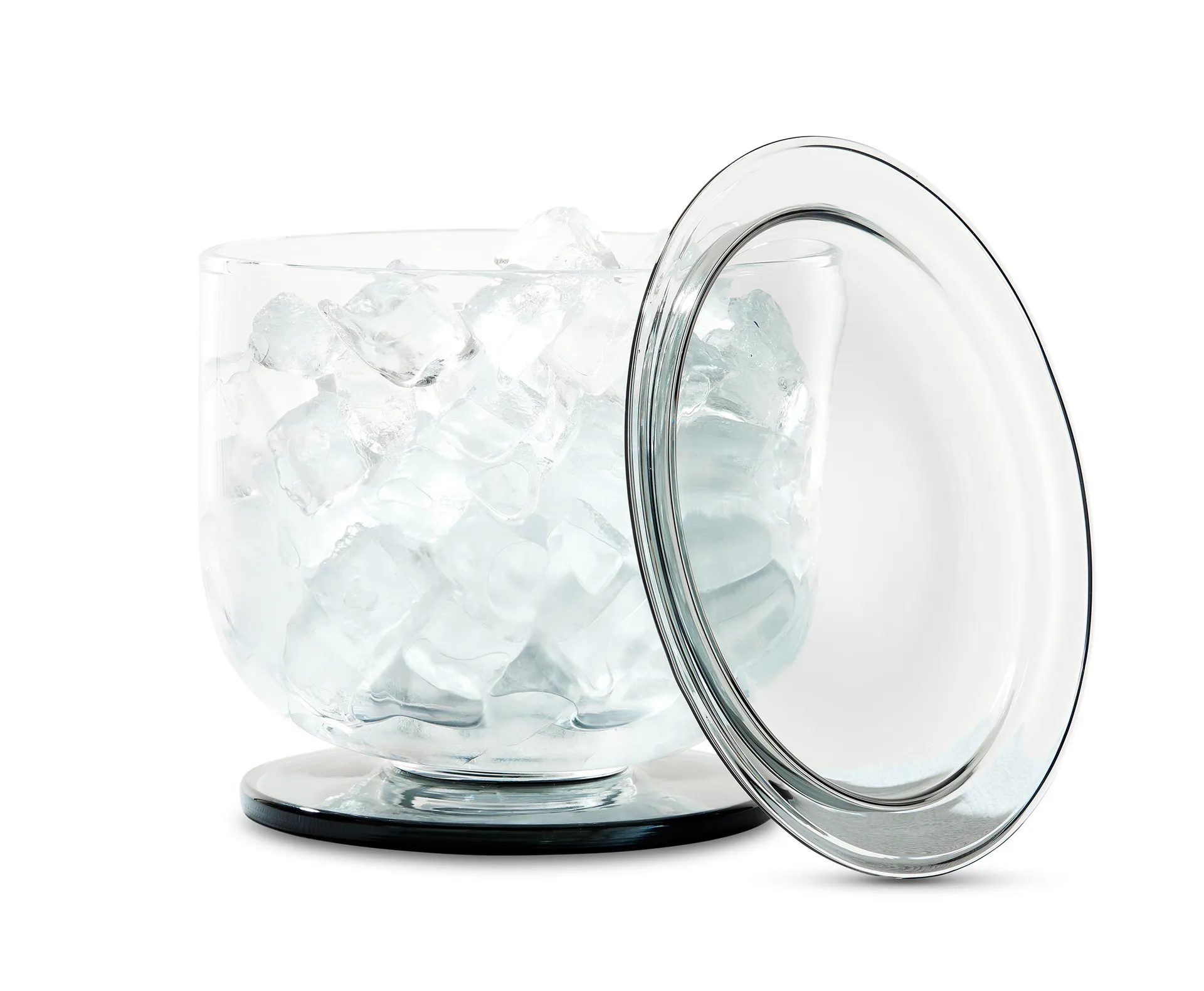 Puck balde de gelo 16.2 cm, Transparente Tom Dixon