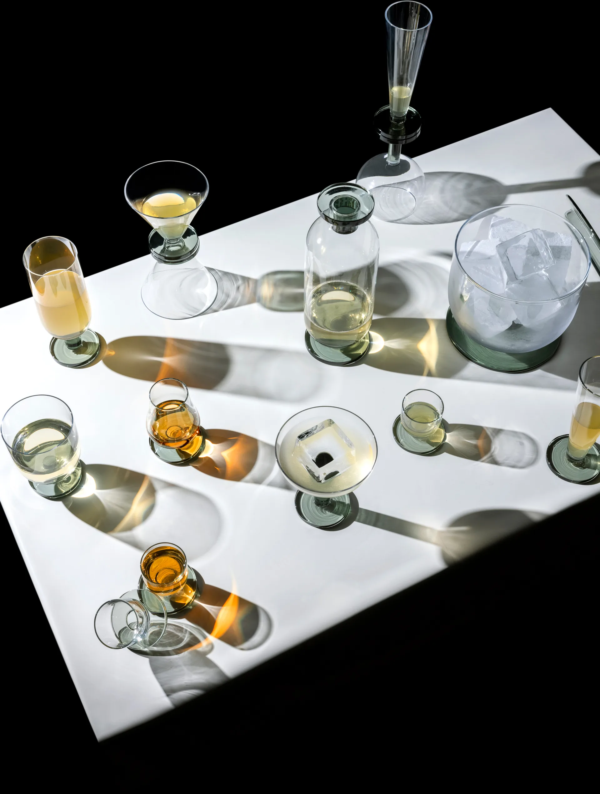 Puck balde de gelo 16.2 cm, Transparente Tom Dixon