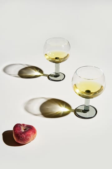 Puck Balloon copo com pé 45 cl 2 unidades - Clear-smoke - Tom Dixon