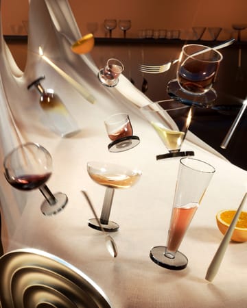 Puck Balloon copo com pé 45 cl 2 unidades - Clear-smoke - Tom Dixon