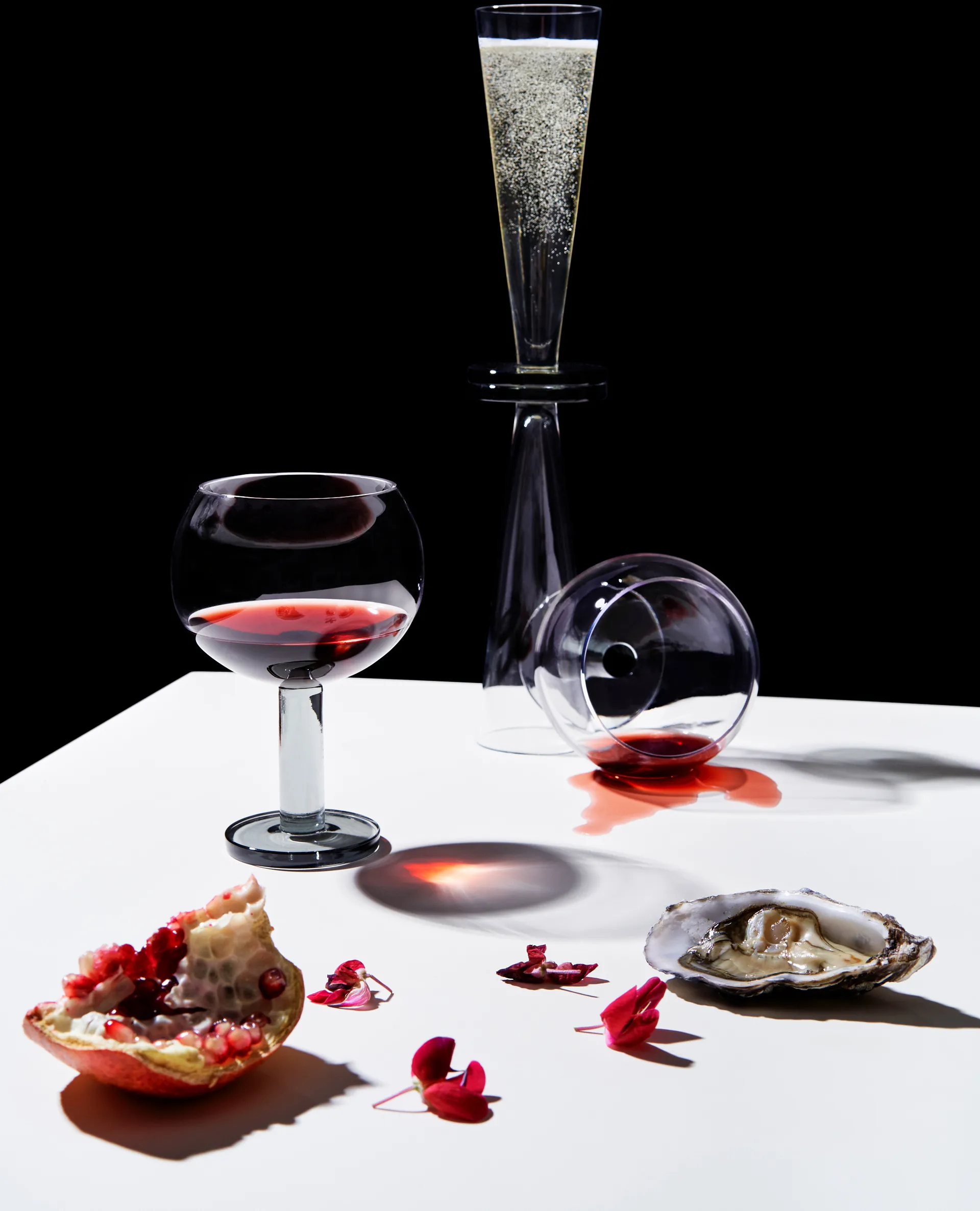 Puck Balloon copo com pé 45 cl 2 unidades, Clear-smoke Tom Dixon