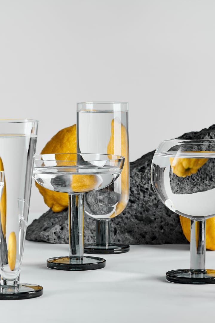 Puck Balloon copo com pé 45 cl 2 unidades, Clear-smoke Tom Dixon