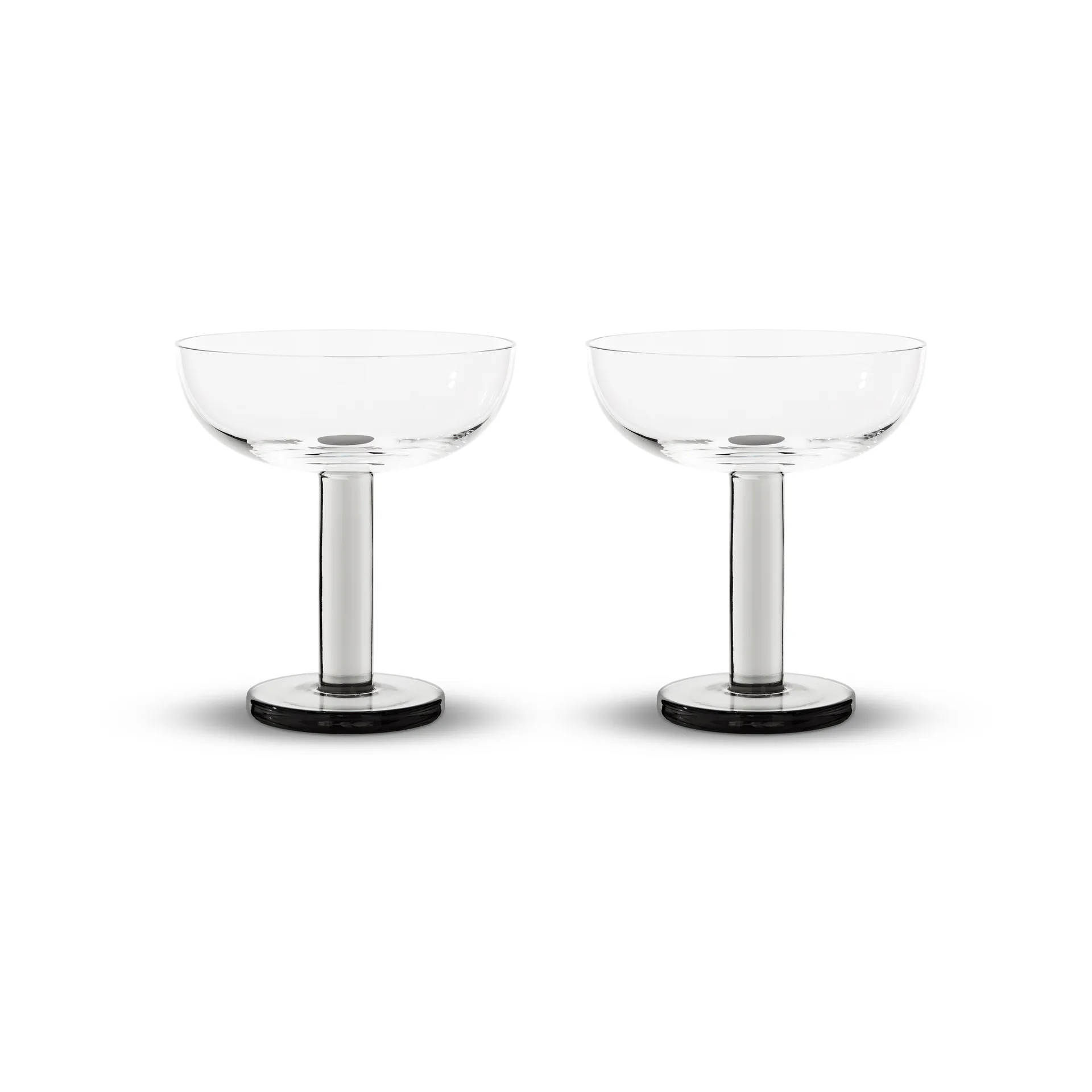 Puck copo coupe 17.5 cl 2 unidades, Transparente Tom Dixon