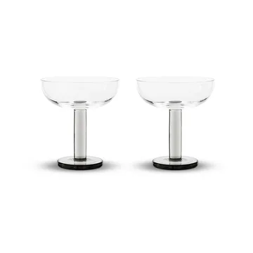 Puck copo coupe 17.5 cl 2 unidades - Transparente - Tom Dixon