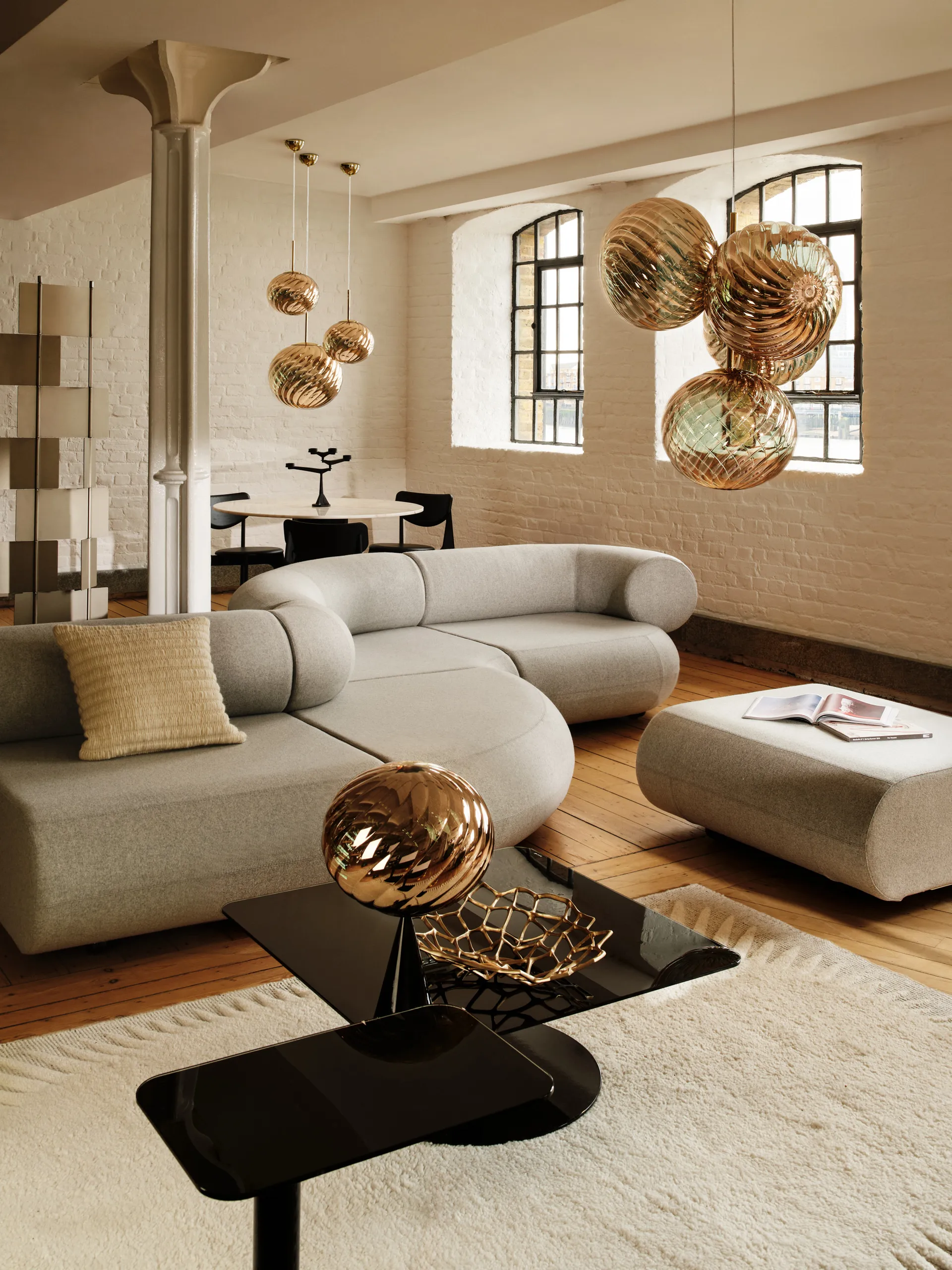 Ridge almofada 45x45 cm, Natural Tom Dixon