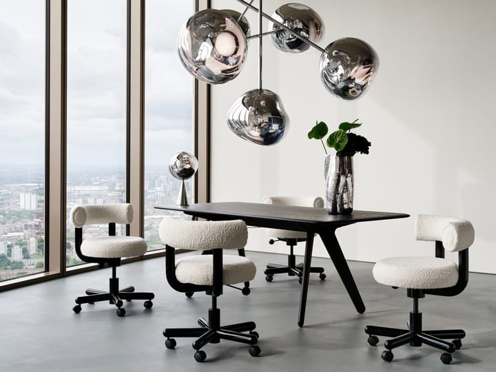Slab Individual secretária 60x120 cm, Carvalho preto Tom Dixon