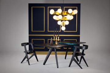 Slab mesa de jantar 96x200 cm - Carvalho preto - Tom Dixon