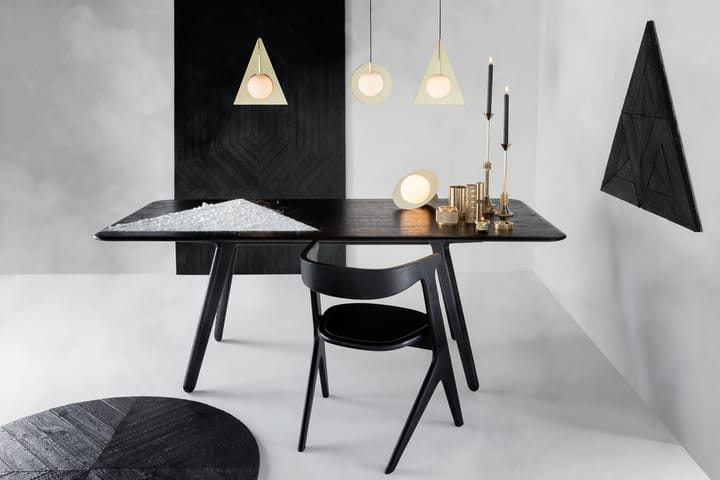 Slab mesa de jantar 96x200 cm, Carvalho preto Tom Dixon