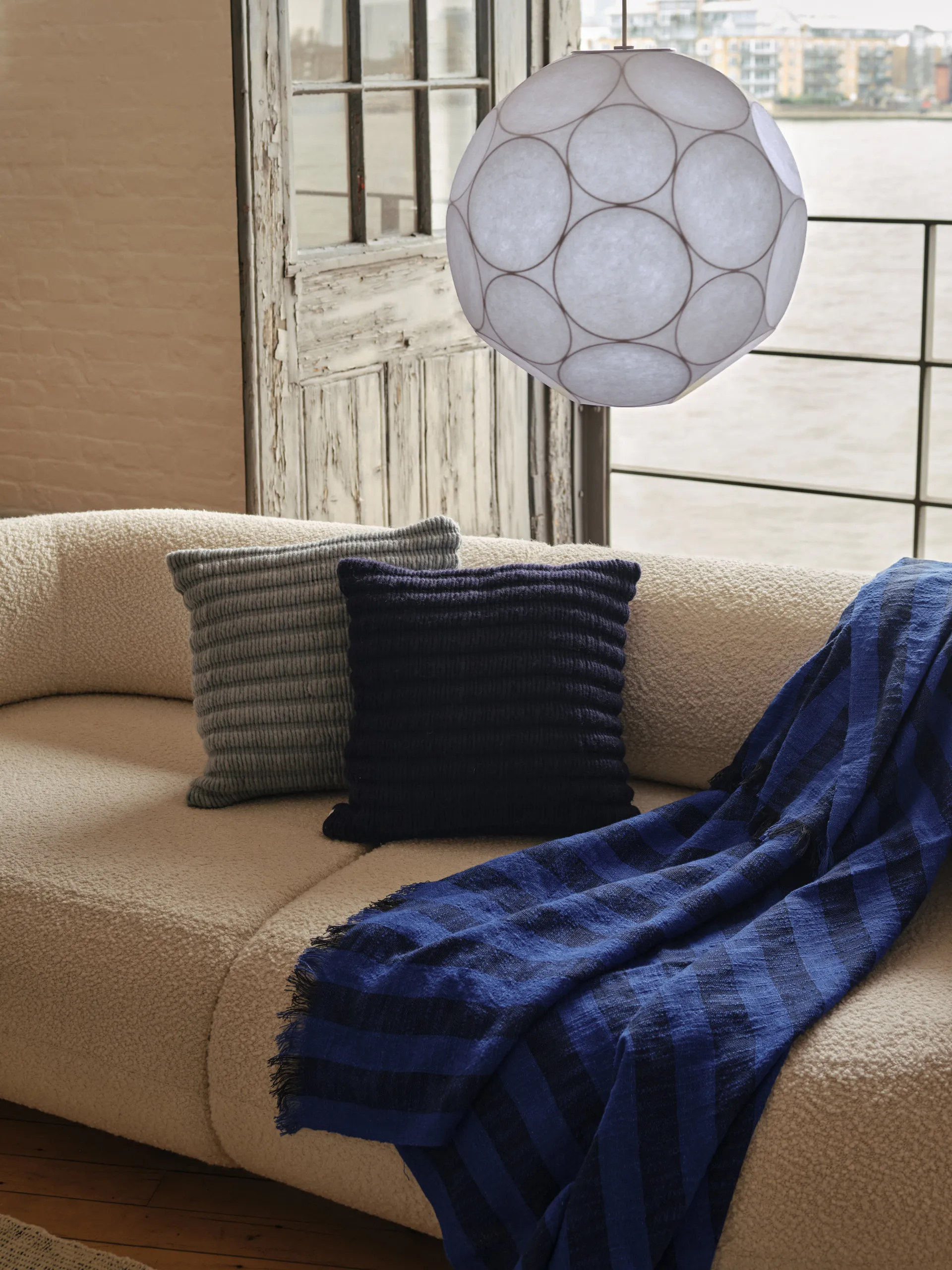 Soft candeeiro suspenso Ø45 cm, Branco Tom Dixon