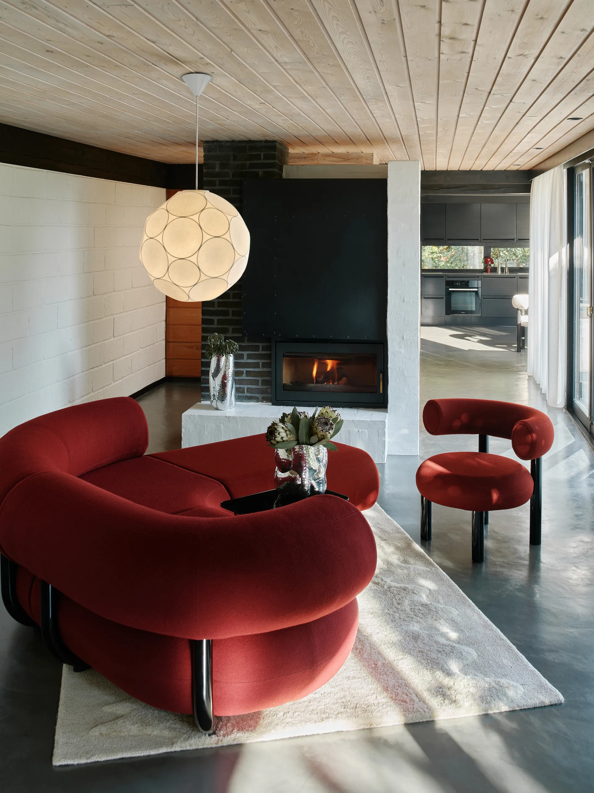 Soft candeeiro suspenso Ø45 cm, Branco Tom Dixon