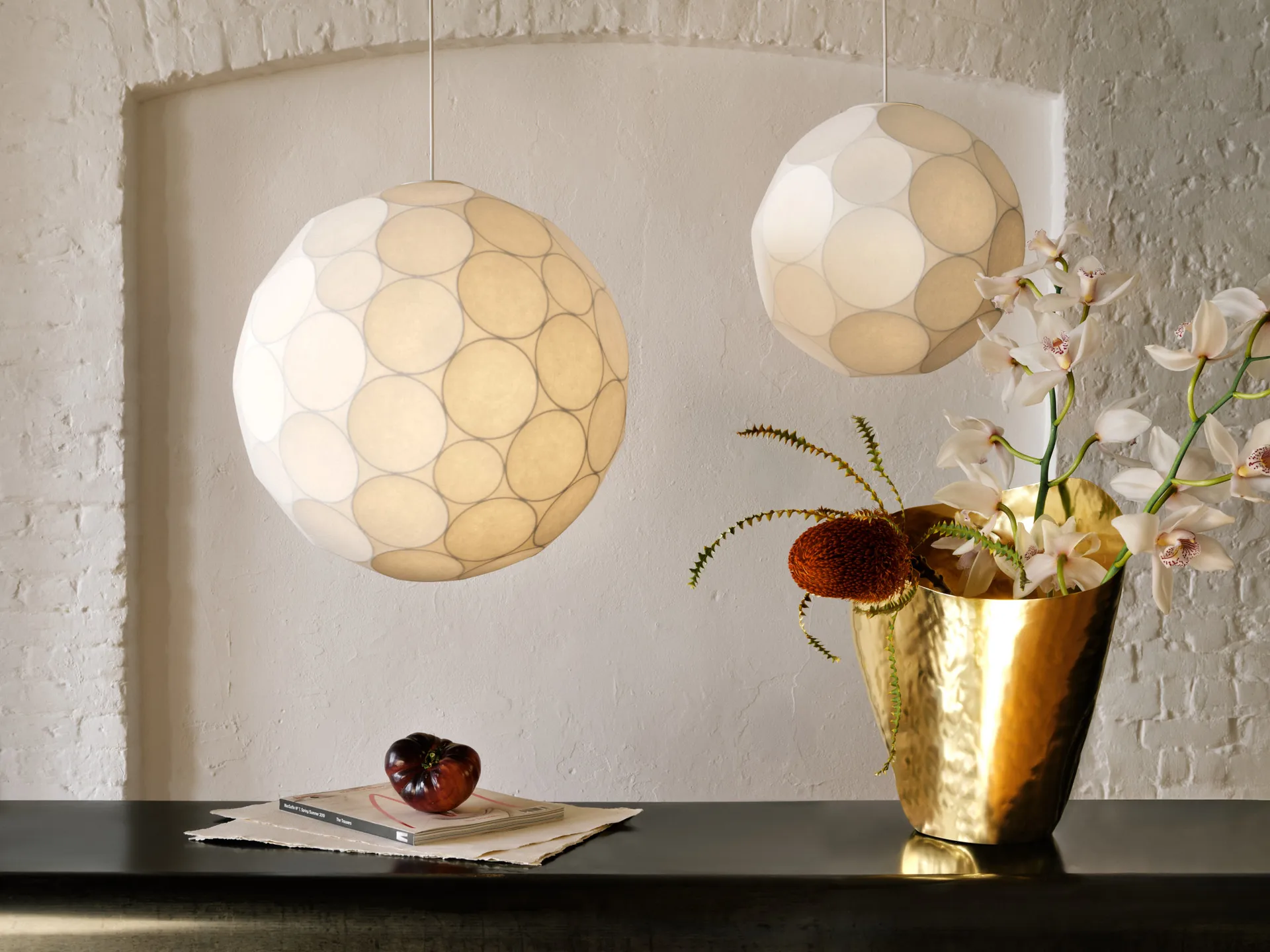 Soft candeeiro suspenso Ø60 cm, Branco Tom Dixon