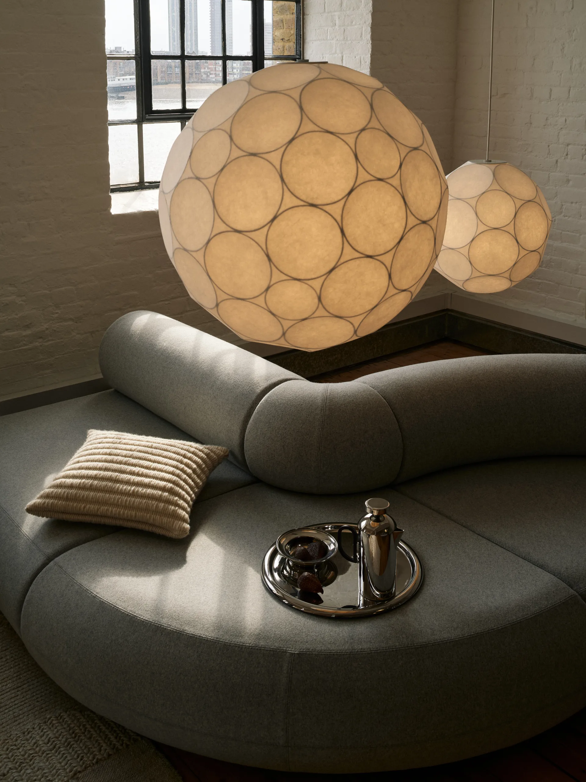 Soft candeeiro suspenso Ø60 cm, Branco Tom Dixon