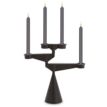 Spin candelabro mini - Preto - Tom Dixon
