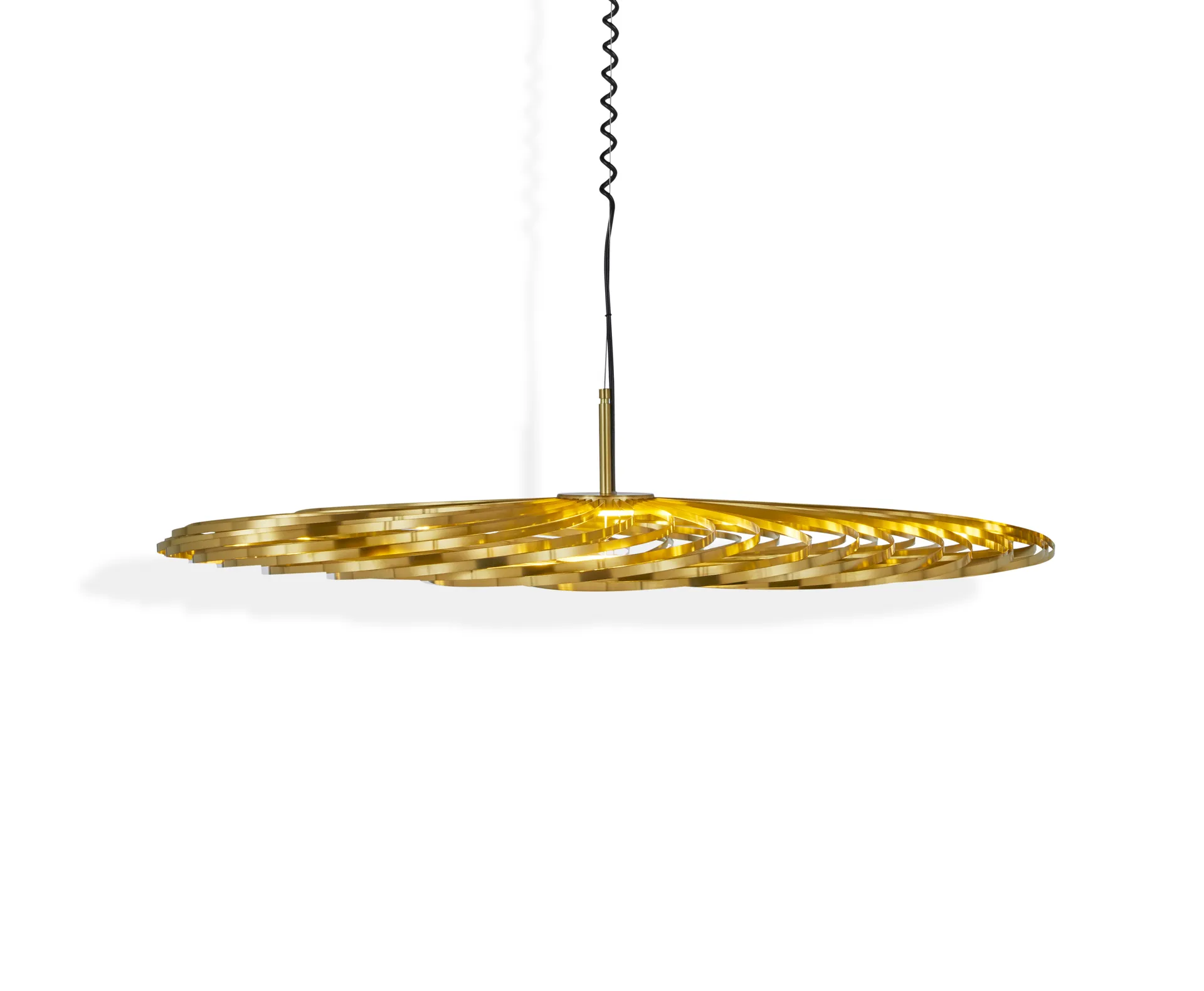 Spring candeeiro suspenso LED latão, Médio Tom Dixon