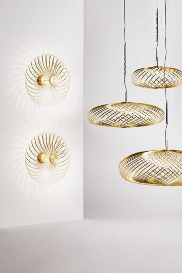 Spring candeeiro suspenso LED latão - Médio - Tom Dixon