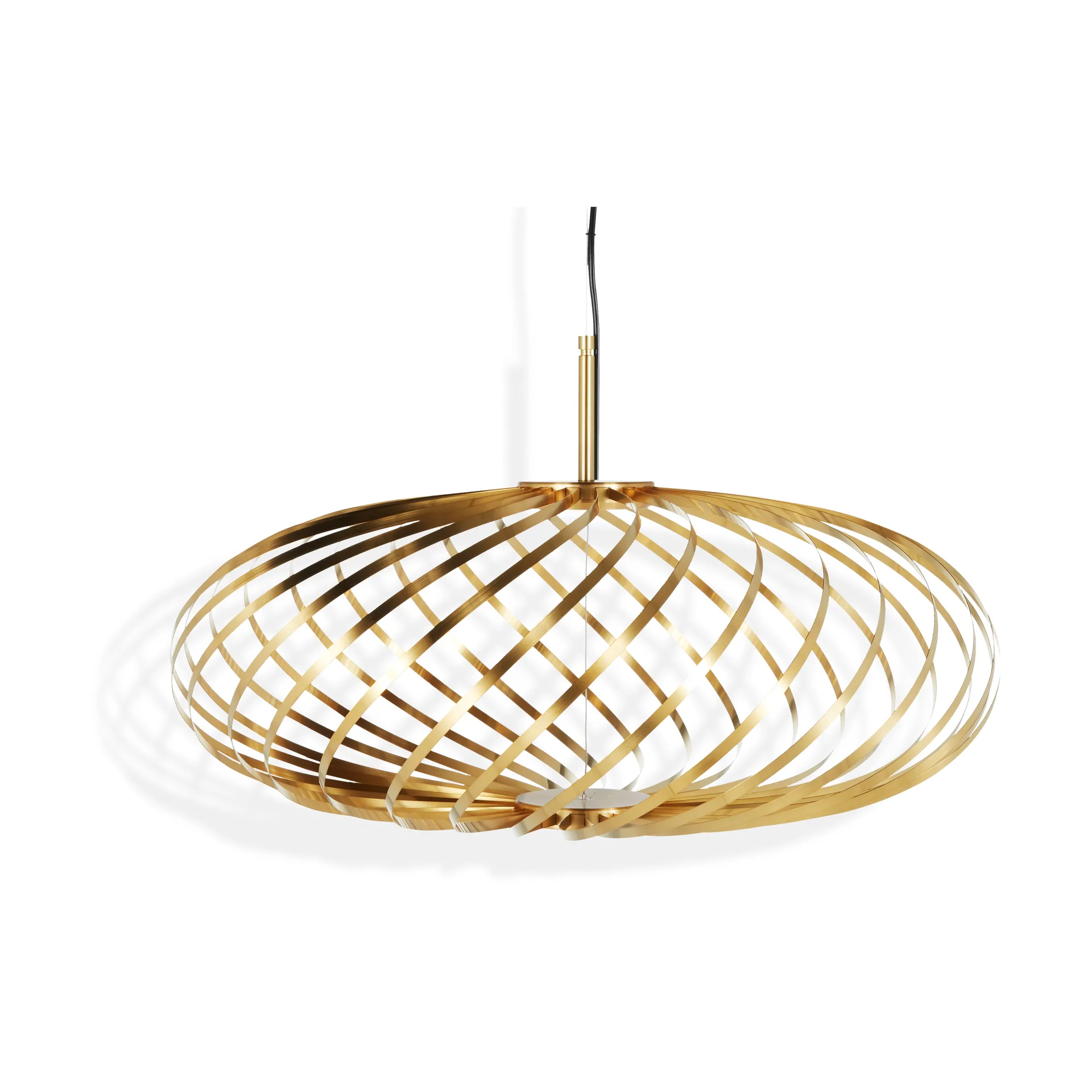 Spring candeeiro suspenso LED latão, Pequeno Tom Dixon