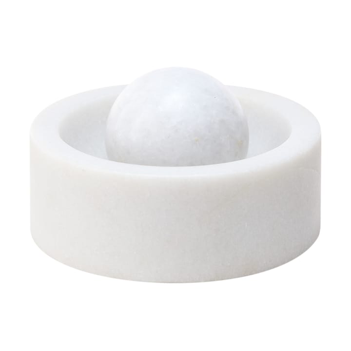 Stone moinho de especiarias Ø12 cm - Mármore branco - Tom Dixon
