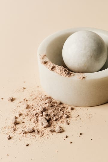Stone moinho de especiarias Ø12 cm - Mármore branco - Tom Dixon