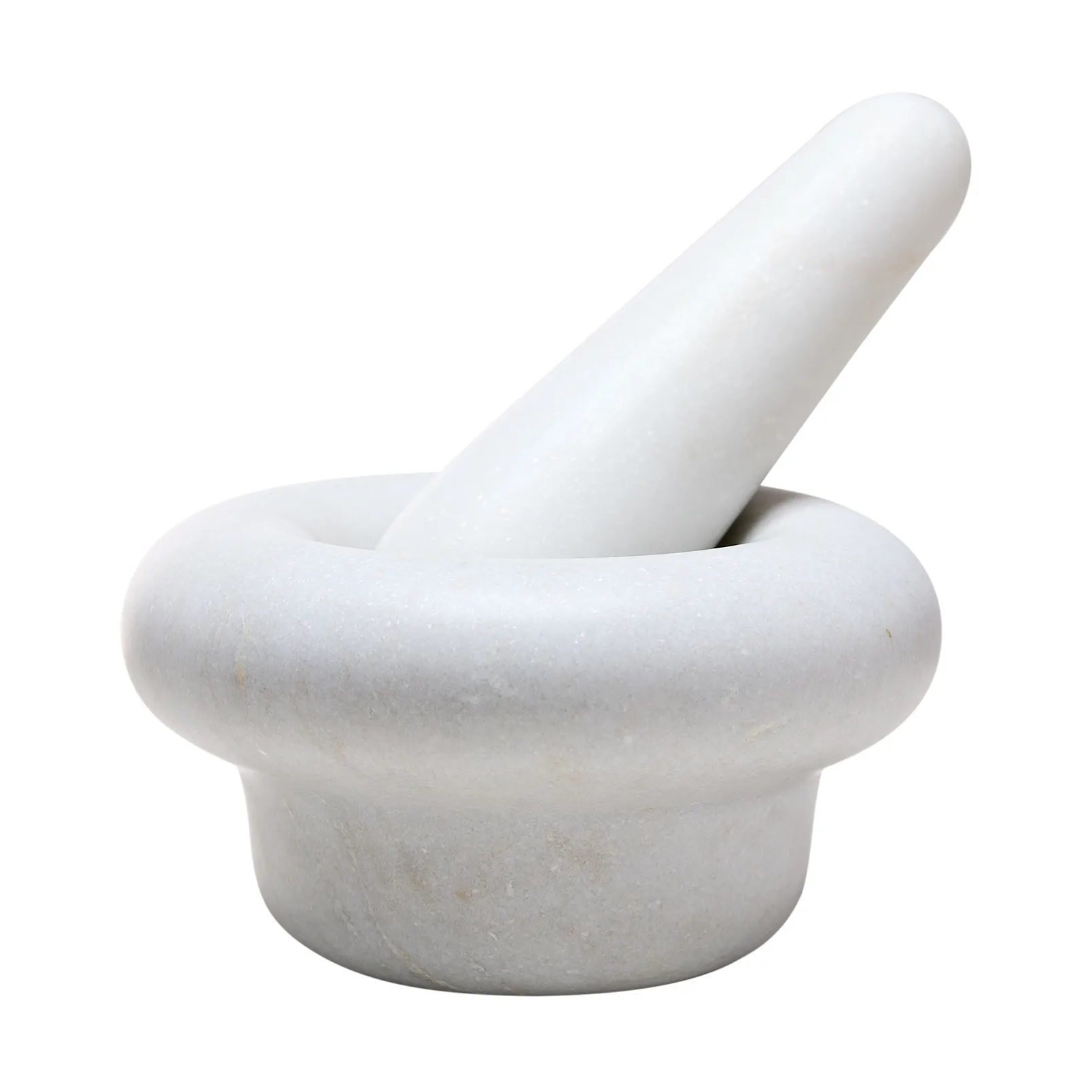 Stone pilão Ø20 cm, Mármore branco Tom Dixon