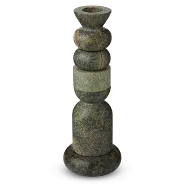 Stone Stacking castiçal 5 peças - Verde - Tom Dixon
