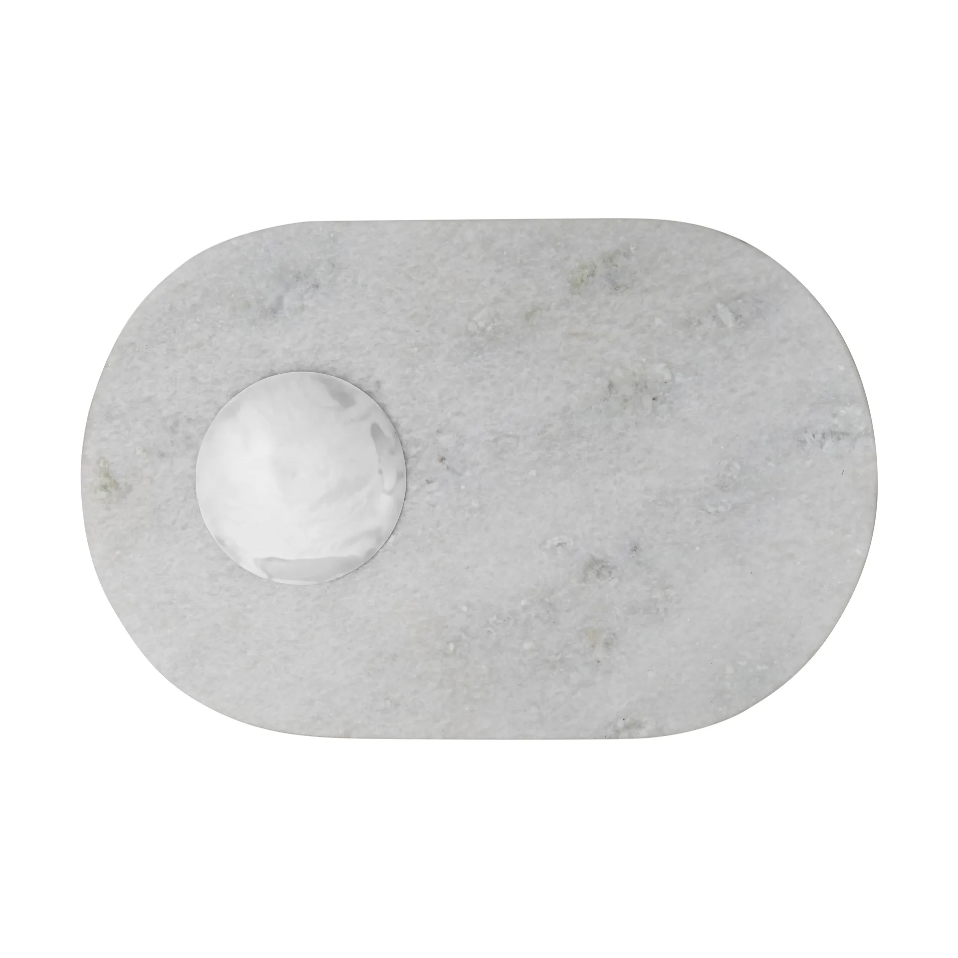 Stone tábua de cortar 27x42 cm, Mármore branco-prateado Tom Dixon