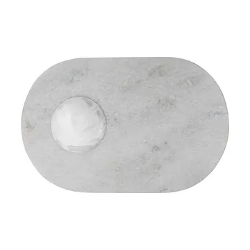 Stone tábua de cortar 27x42 cm - Mármore branco-prateado - Tom Dixon