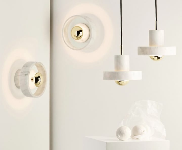 Stone Wall candeeiro de parede, Mármore branco Tom Dixon