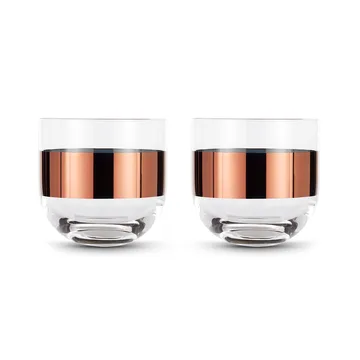 Tank copo de whisky 30 cl 2 unidades - Clear-copper - Tom Dixon