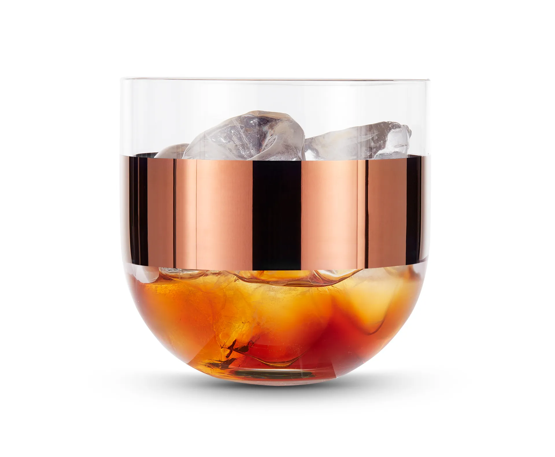 Tank copo de whisky 30 cl 2 unidades, Clear-copper Tom Dixon