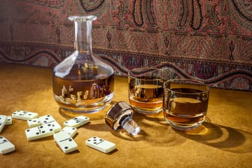 Tank copo de whisky 30 cl 2 unidades - Clear-copper - Tom Dixon