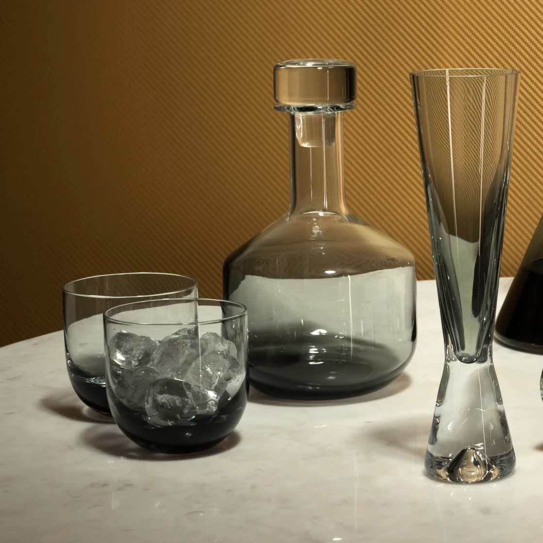 Tank copo para whiskey 2 unidades, Preto Tom Dixon