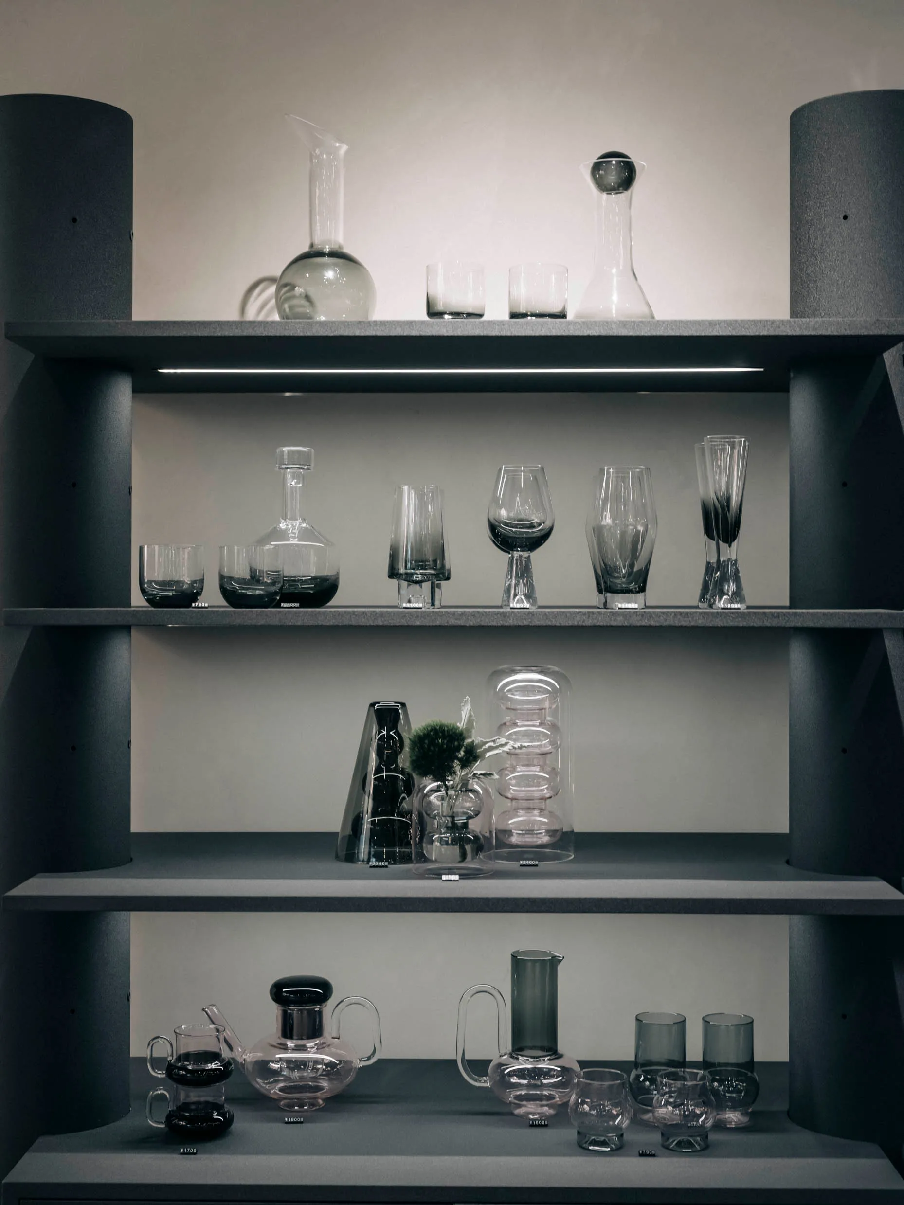 Tank copo para whiskey 2 unidades, Preto Tom Dixon