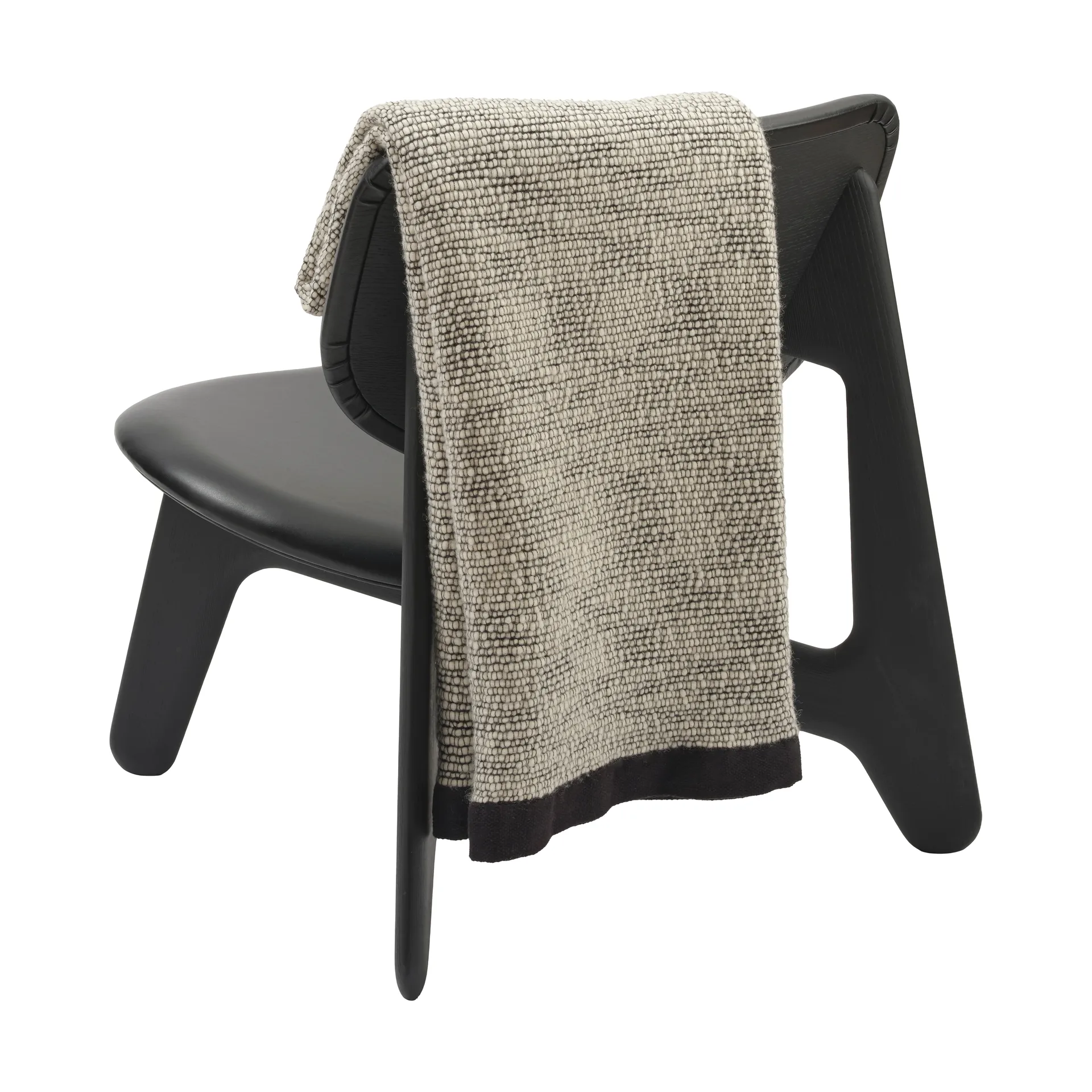 Thread manta 140x180 cm, Preto e branco Tom Dixon