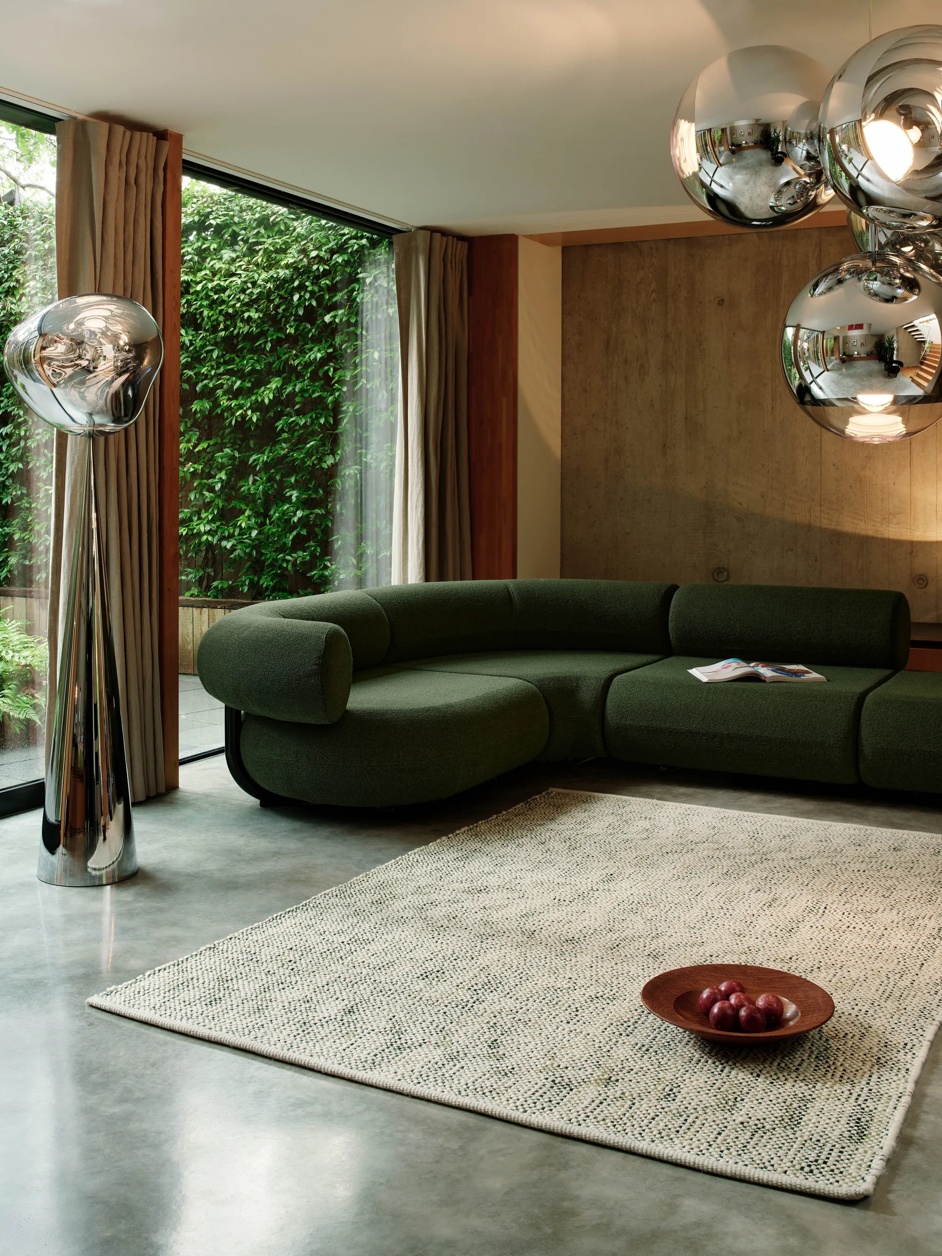 Tweed tapete, Verde 170x240 cm Tom Dixon