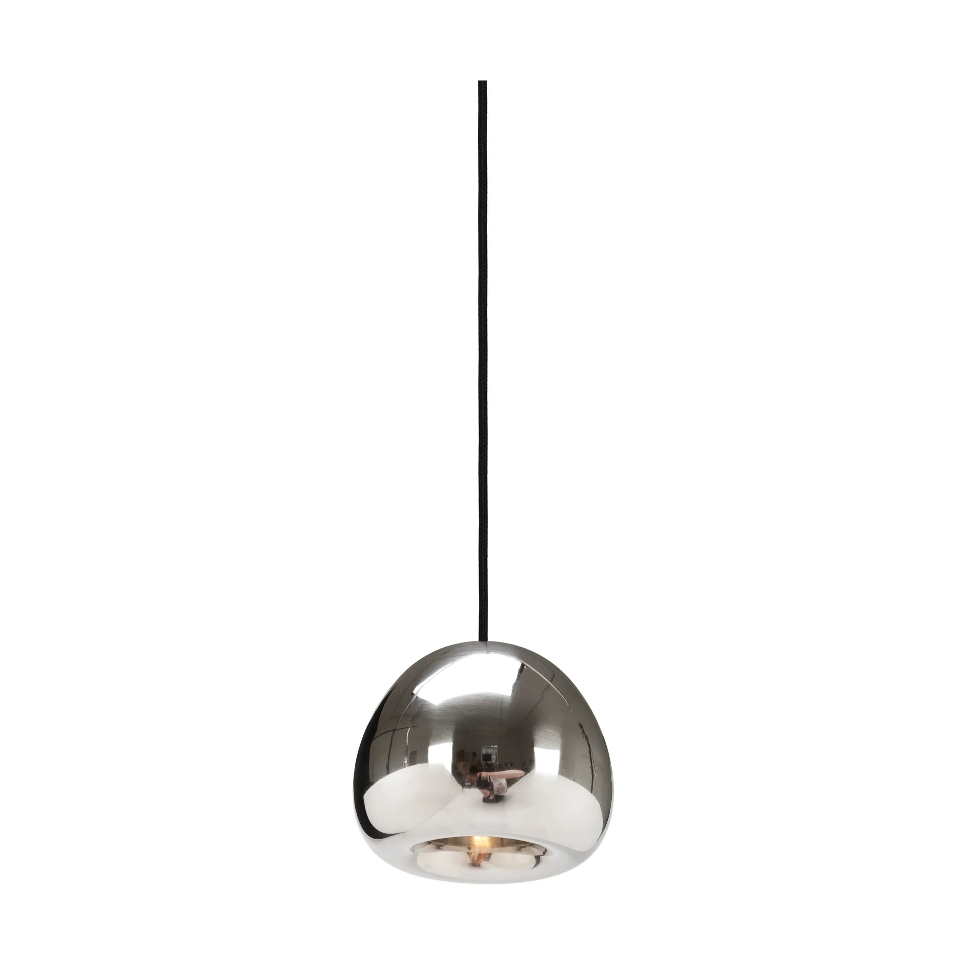 Void candeeiro suspenso mini LED Ø15,5 cm, Aço inoxidável Tom Dixon