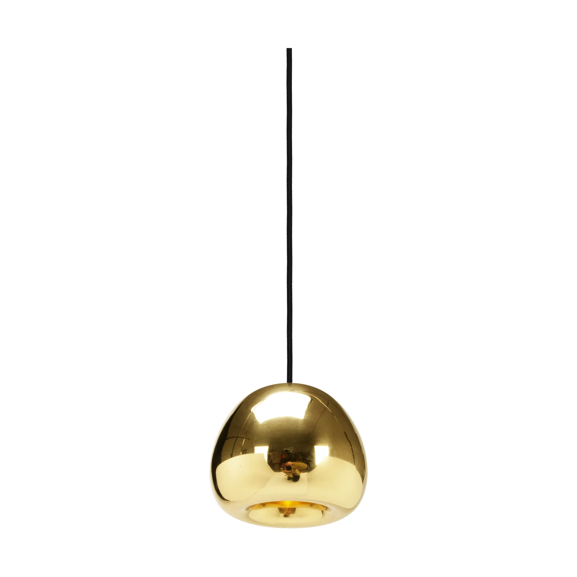 Void candeeiro suspenso mini LED Ø15,5 cm, Latão Tom Dixon