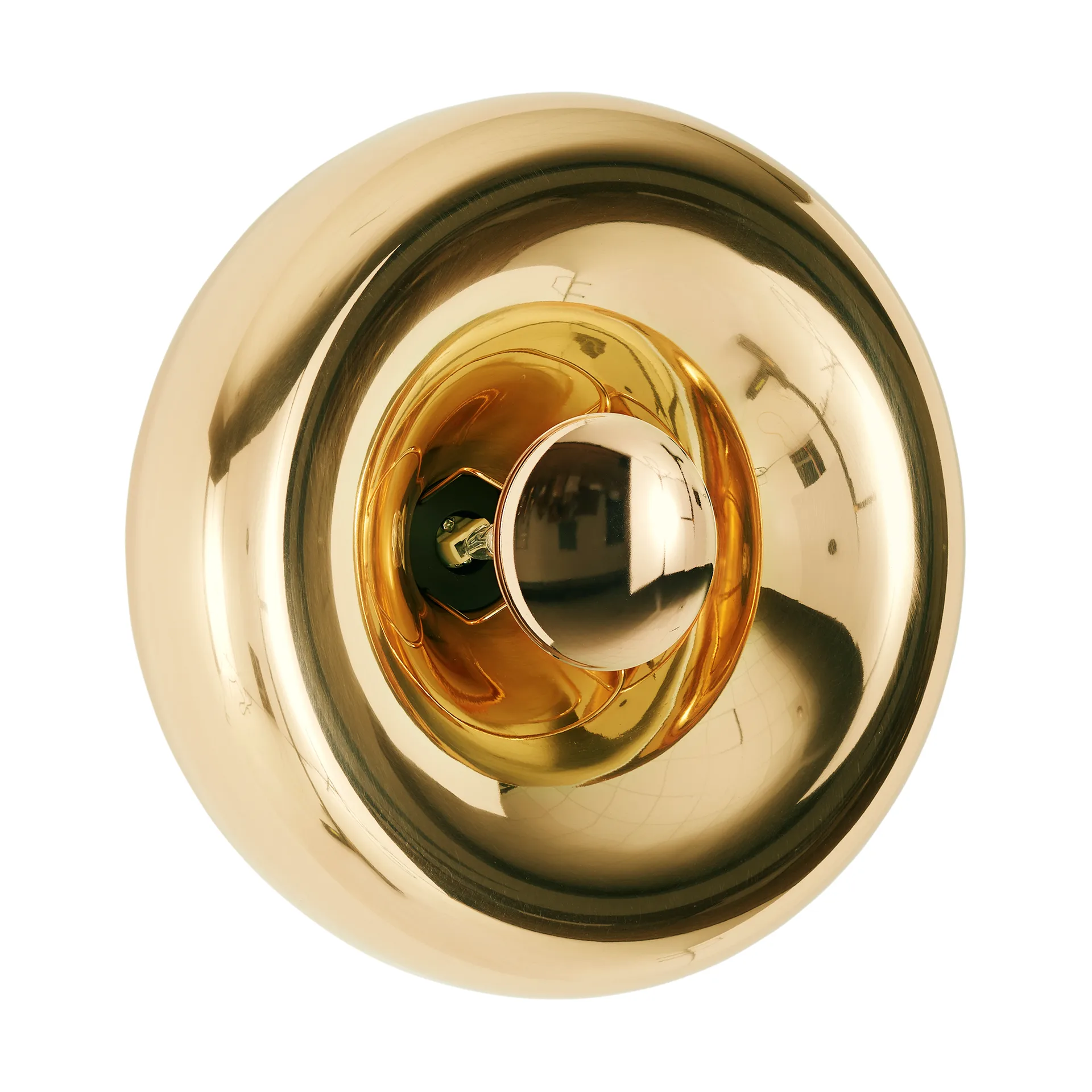 Void Surface candeeiro de parede LED Ø30 cm, Latão Tom Dixon