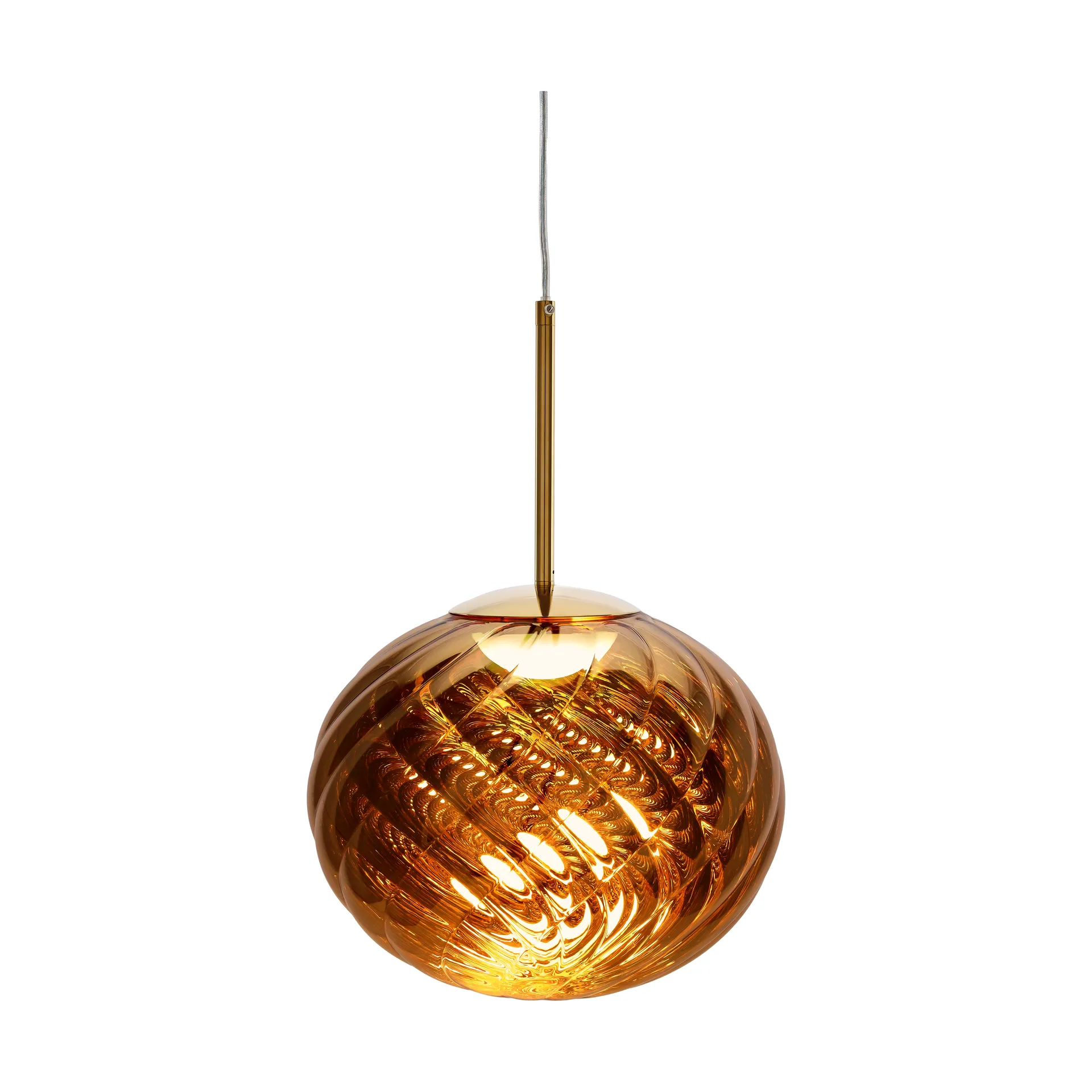 Whirl candeeiro suspenso Ø30 cm, Dourado Tom Dixon