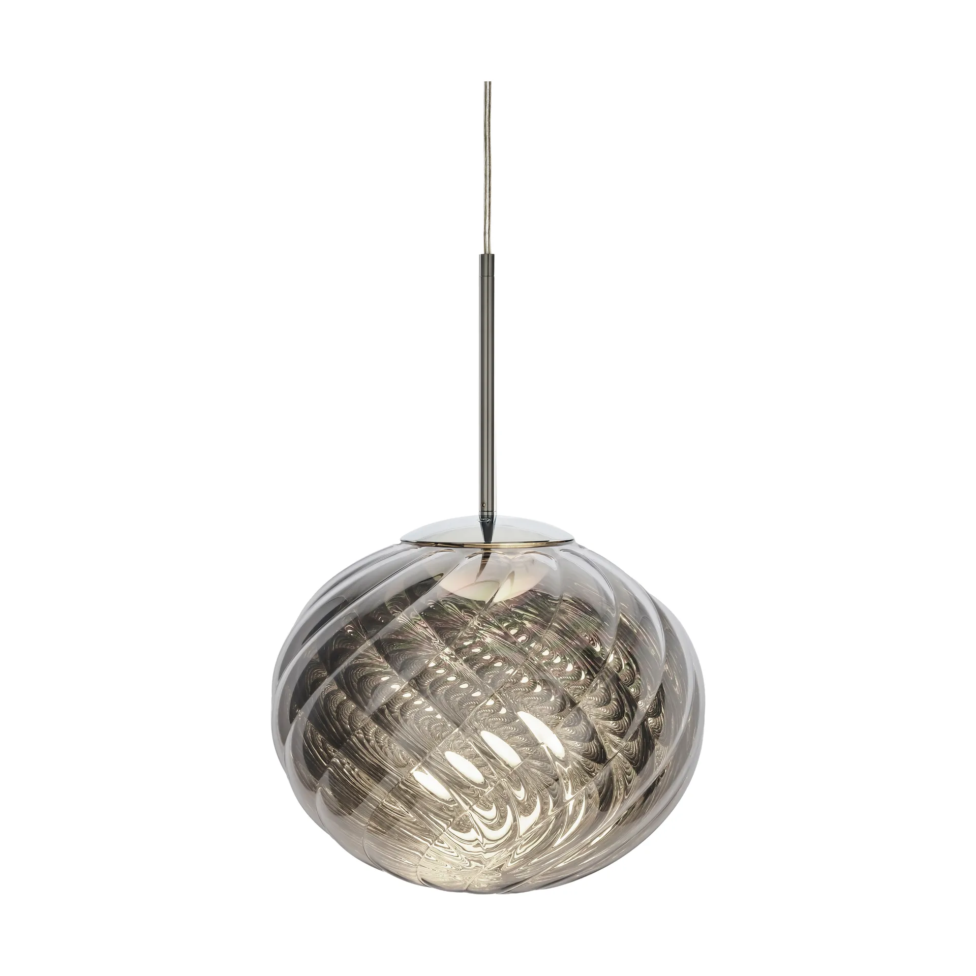 Whirl candeeiro suspenso Ø30 cm, Prateado Tom Dixon