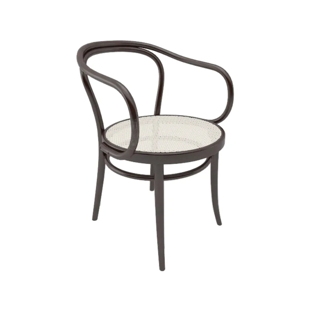 Ton no.30 poltrona assento rattan , Café B4-Novo Rattan  TON