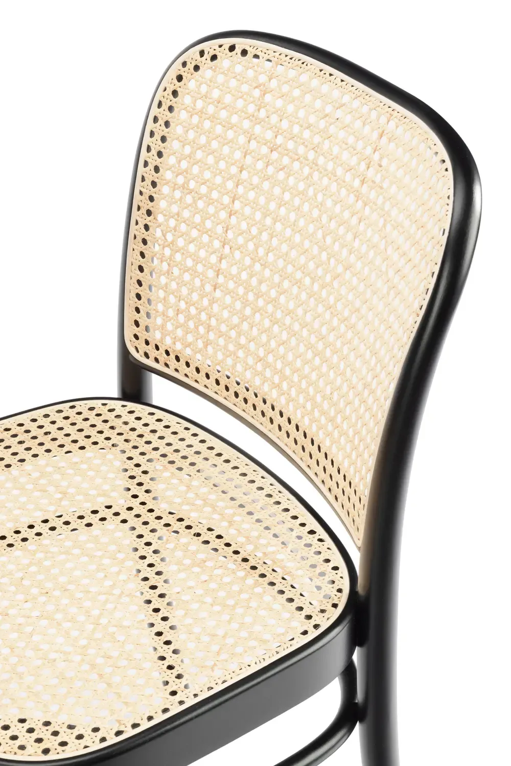 Ton no.811 poltrona assento rattan, Café B4-Novo Rattan TON