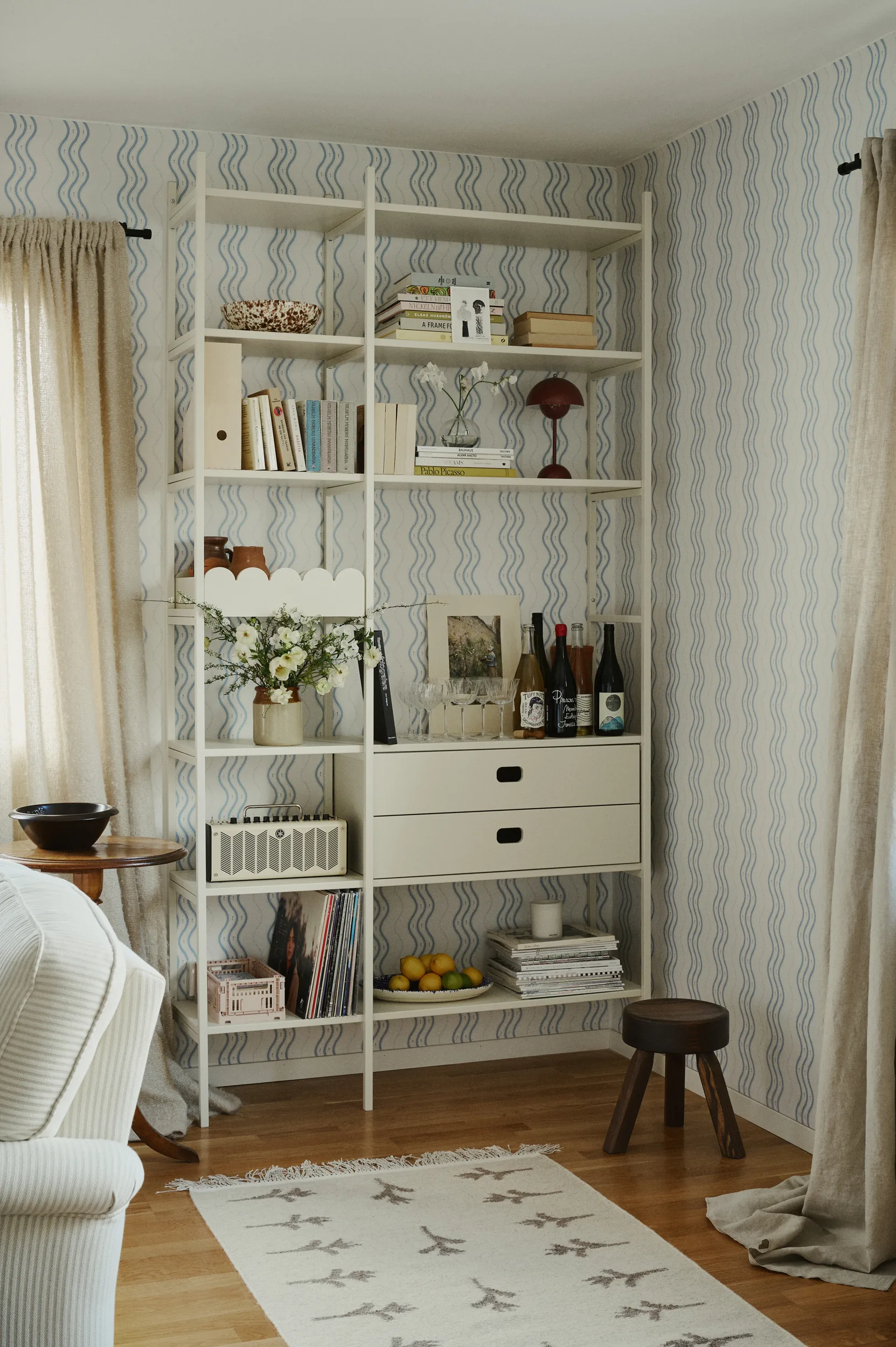 Estante Portal 123 cm - Off-white,  TÔNN furniture